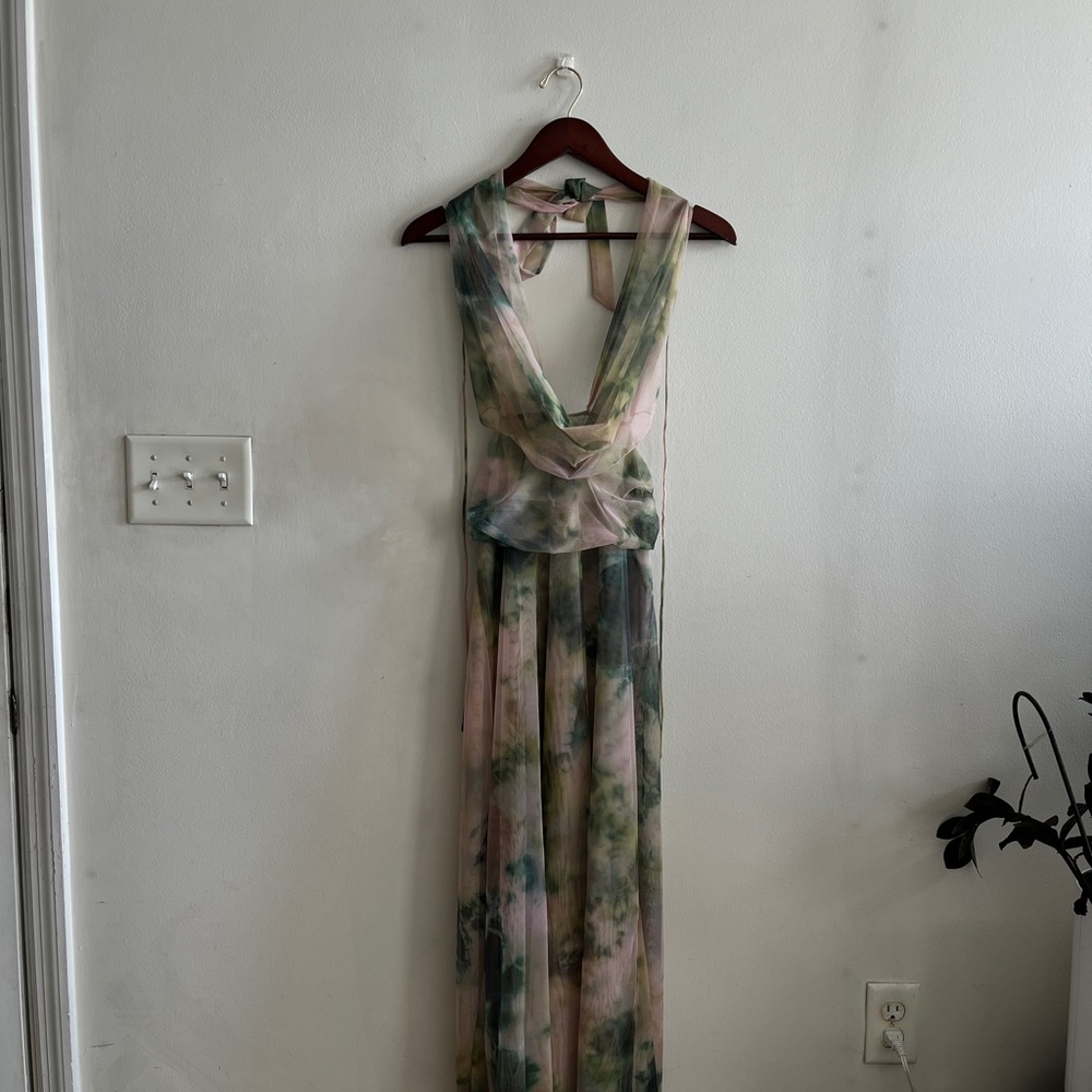 Peppermayo Pastel Tie-Dye Maxi Dress